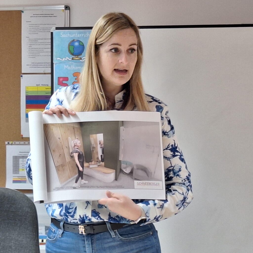 Im Rahmen unseres Sachunterrichtsthemas "Berufe" besuchte und Fr. Tschinder, die Mama von Johanna.